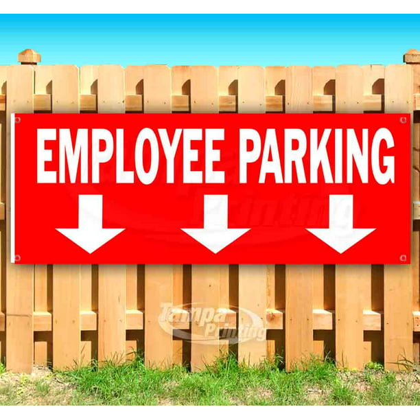 Flag, Many Sizes Available Store Advertising New Employee Parking 13 oz Heavy Duty Vinyl Banner Sign with Metal Grommets 